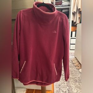 LLBean pullover funnel neck